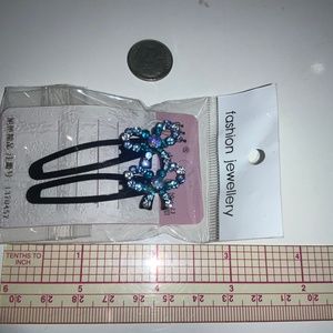 Crystal new hair clip 2”
